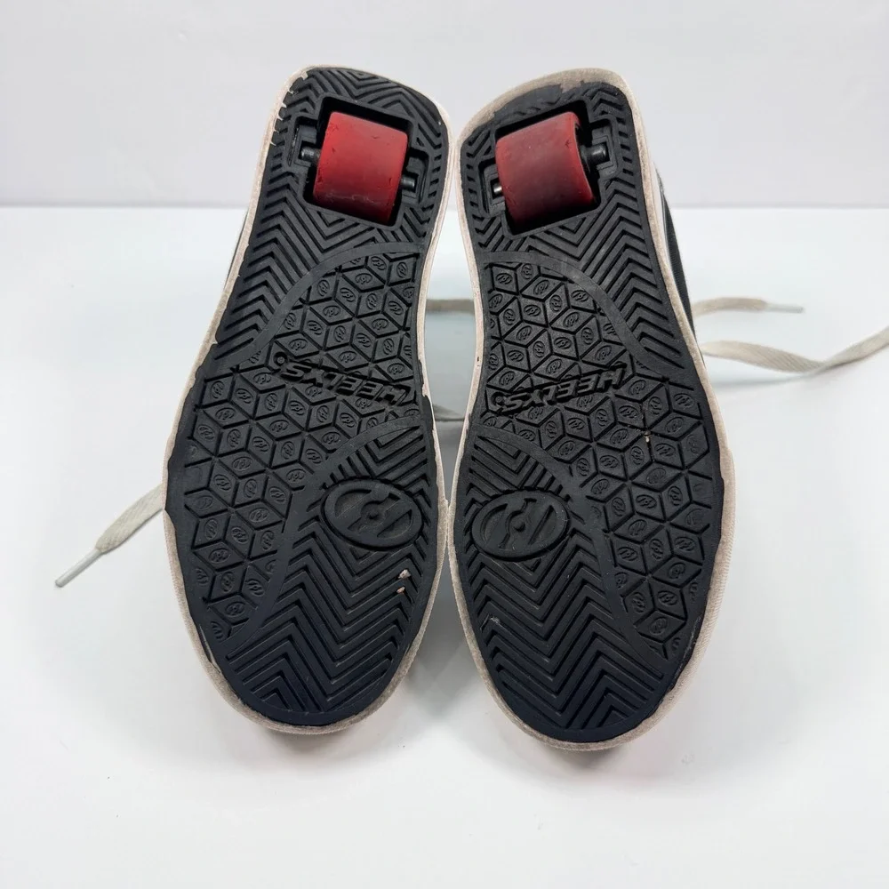 Heelys Kids Youth 3 Pro 20 Roller Shoes Black Canvas Red Logo Skater Y2K